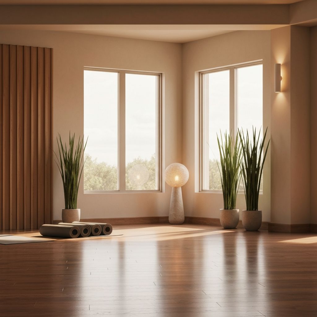 요가 스튜디오 내부